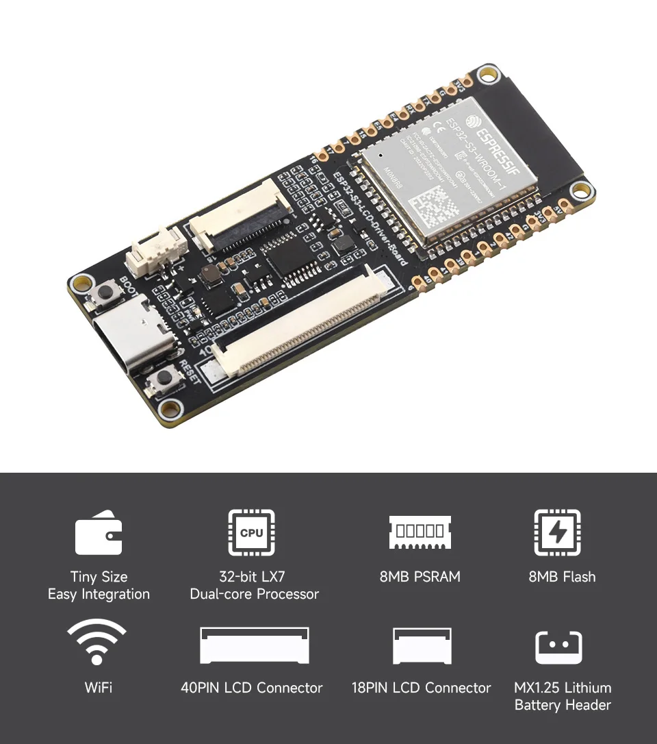 SCHEDA DI SVILUPPO ESP32-S3-WROOM CAM Modulo WiFi BT (scheda e OV2640