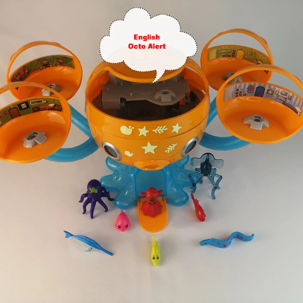 Octonauts Octopod Toys Playset Creatures English Octoalert Sounds