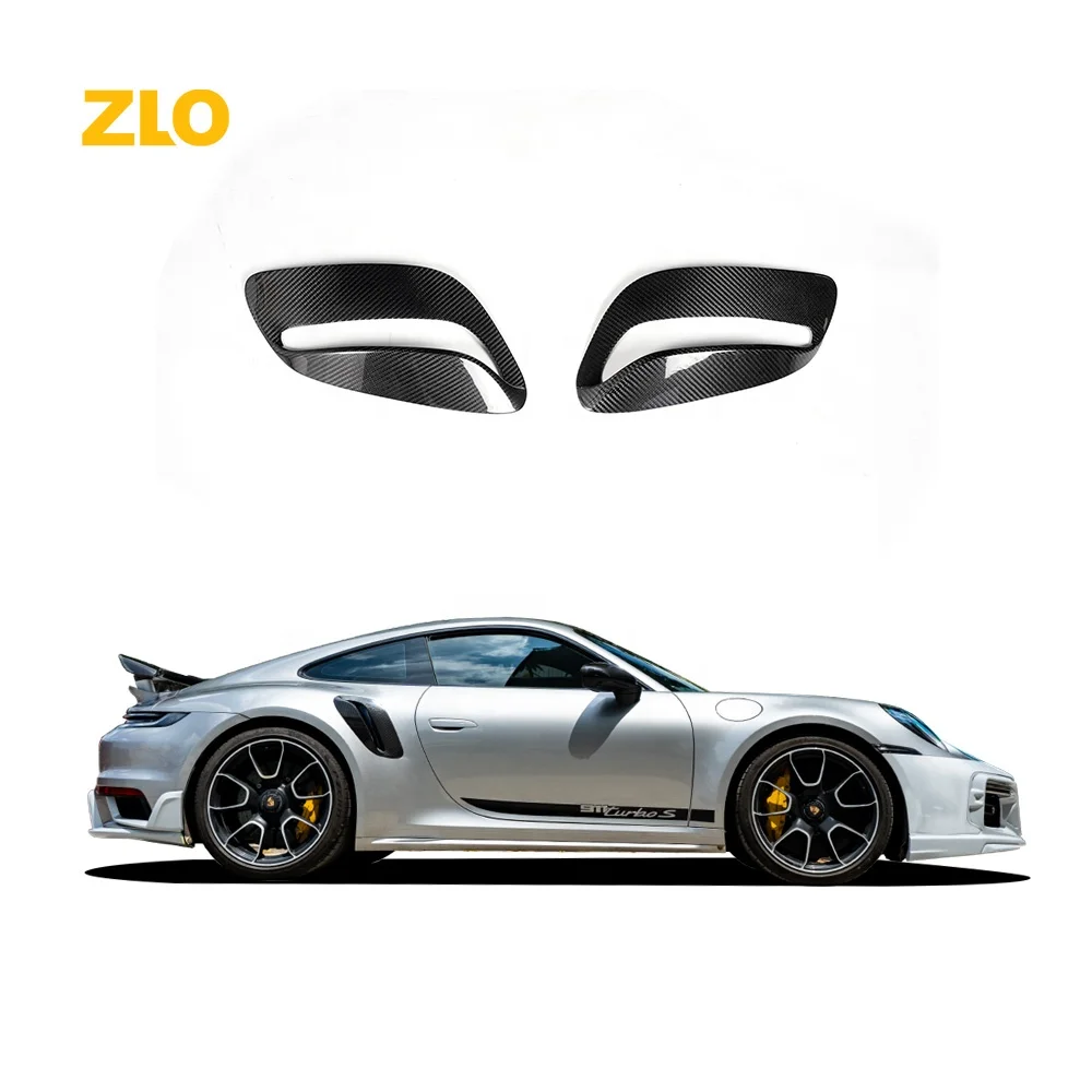 

Affordable price car side air vents for Porsche Turbos dry carbon fiber side air vents