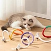 Cat Bite Rope Toy Grinding Teeth Durable Teasing Cat Rope Toy Cat Scratcher Ropes Toys Cotton Rope Bite-resistant Chewing Toy