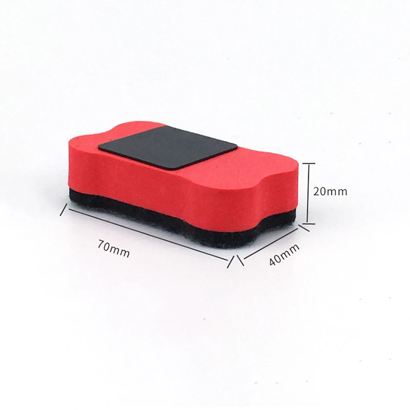 Magnetic Eraser White Board Cleaning Supplies Bone-shaped Office School Stationery Supplies Adsorption Blackboard Cleaner pencil erasers