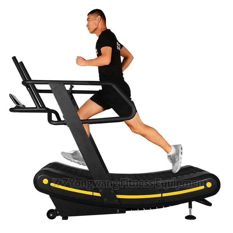 

Hot Sell Curved Treadmill Wholesale Commercial Fitness Running Unpowered Treadmill Or Curved Treadmill