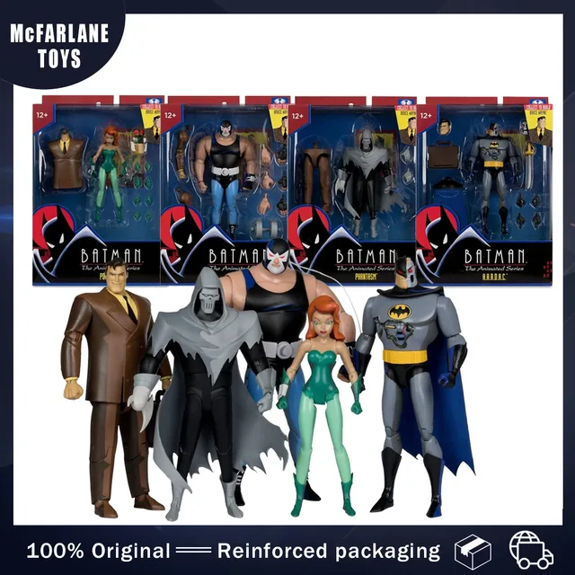 McFarlane Toys Hardac Batman/Phantasm/Poison Ivy/Bane The Animated Series Action Figure Original Model Gift Collection Hobbies