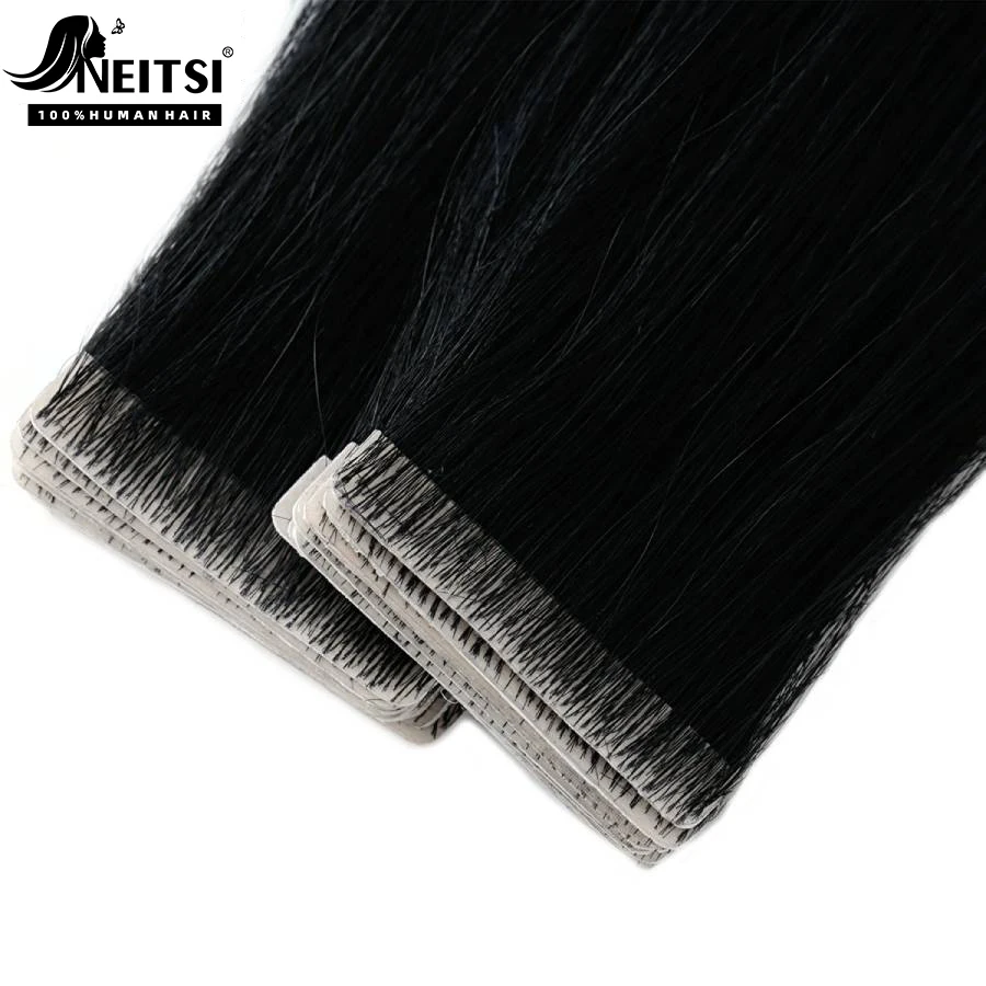 Straight PU Skin Weft Invisible Tape In Remy Hair Extensions Natural Human Hair 12'' 16'' 20'' 24'' human hair extensions hair extensions