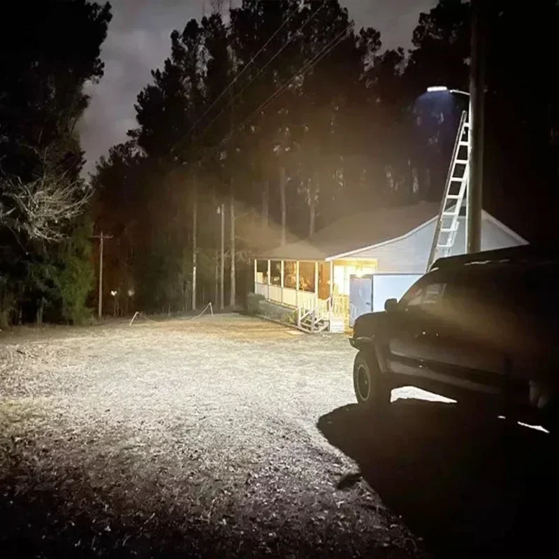 New Solar Lamp Outdoor Sunlight Motion Sensor 8m Remote Control Solar Focus Wall Street Light Waterproof External Solar Lamp