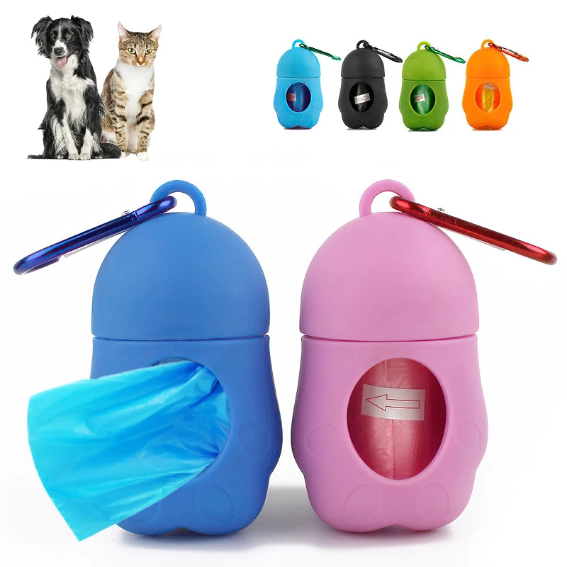 Pet Waste Bag Dispenser Dogs Cats Waste Bag Holder PP Plastic Garbage