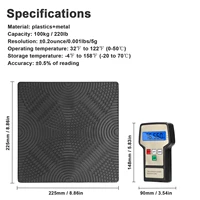 Balance de réfrigération numérique Balance électronique de haute précision pour réfrigérants Recharge d'outils de fluoratisation de climatisation centrale 3