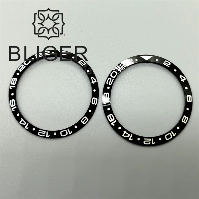 腕時計　部品　BLIGER　R　カスタム BLIGER 34mm/35mm Diameter Watch Bezel Super Vintage Bat/Man