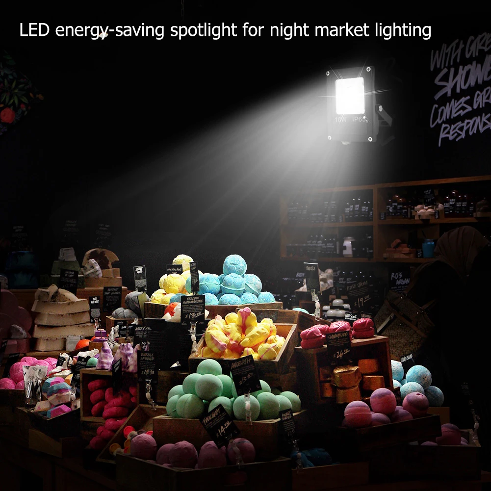 LED 반사경 조명 투광등 12V 10W/30W LED 투광등 6500K IP65 방수 야외 벽면 프로젝터 투광등