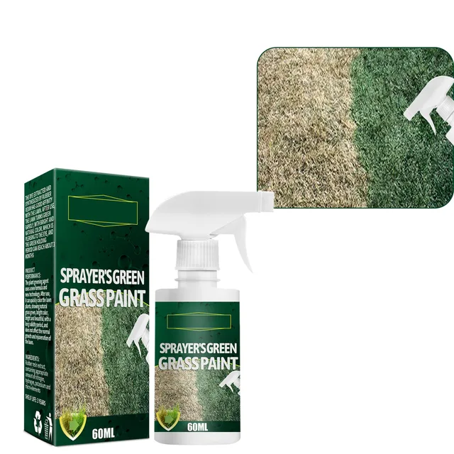 Gyors Zöld Spray-Fű És Gyepfesték Környezetbarát Kedvtelésből Tartott Permetező Pázsit Színező - Image 4