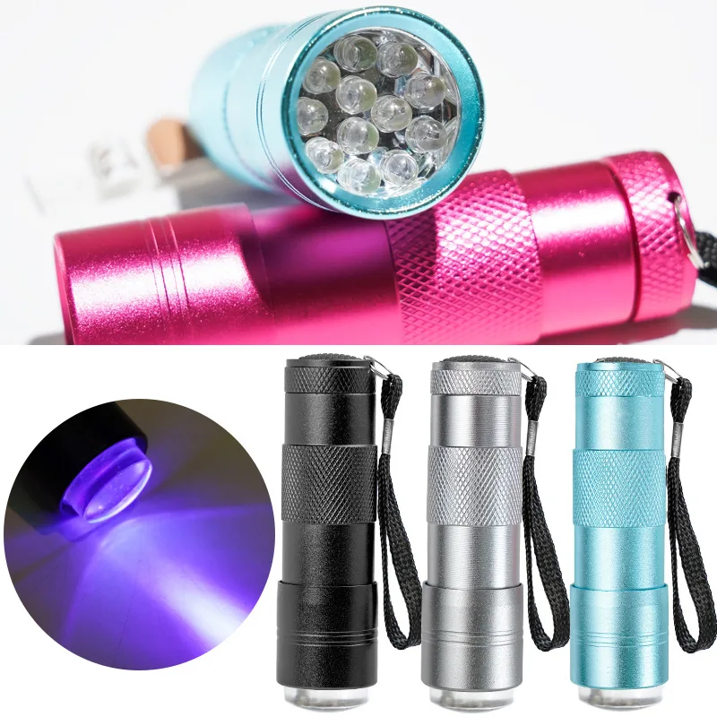 Handheld Press Light for Nail Shape and Dryer UV Lamp with 3pcs