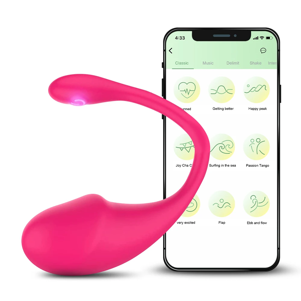 Remote vibrator with app Bluetooth long distance remote control G-stimulator vibrator vibrator female vibrating couple sex toys