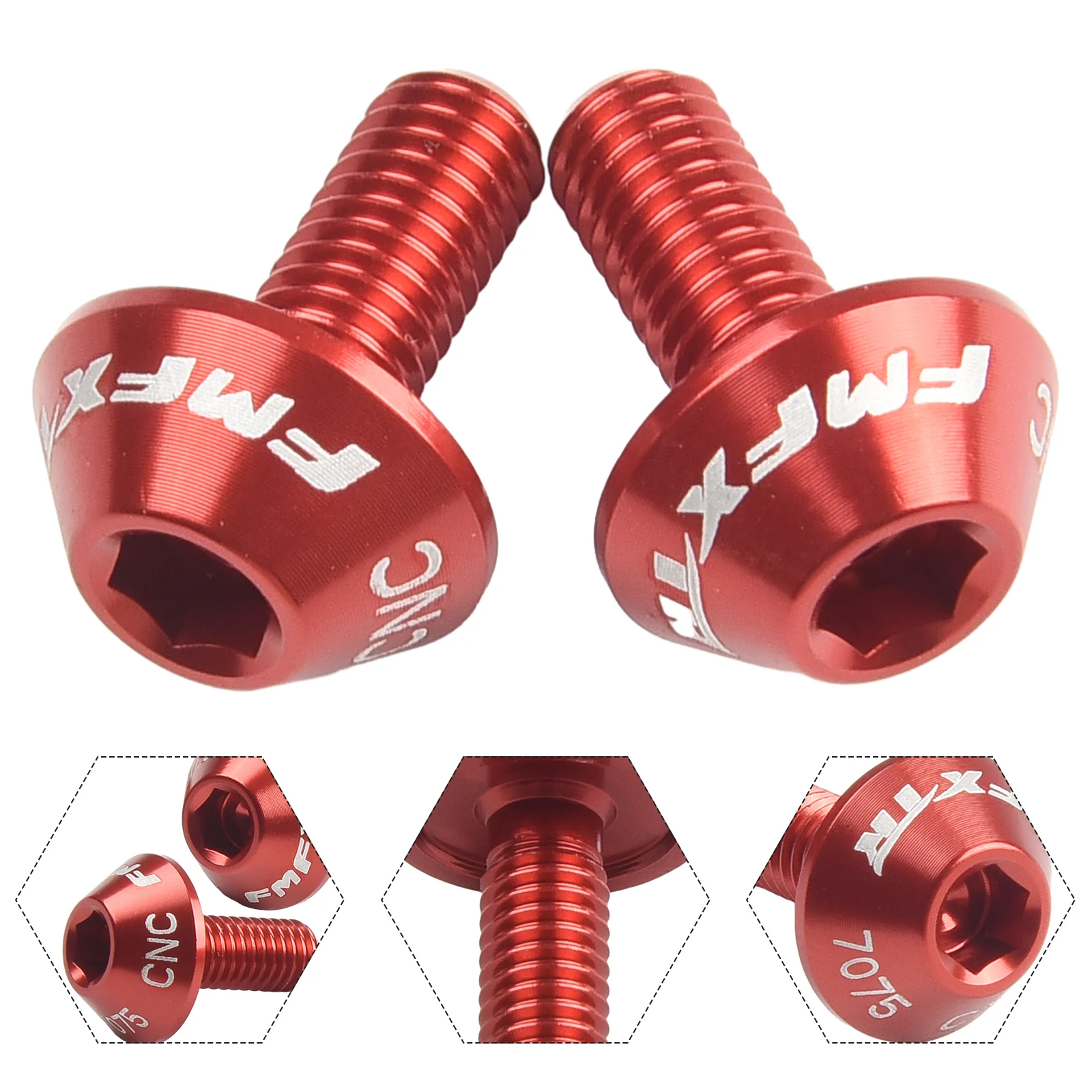 

Bicycle Bottle Cage Screw Aluminum Alloy Not M5*12 Screw Color Screw 2pC Fixing Bolts Air Pump Holder Bracket Fixed Screw
