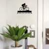 Cycling Medal Hanger Rack 10 Hooks Metal Wall Art for Proudly Displaying and Organizing Your Cycling Achievements 5