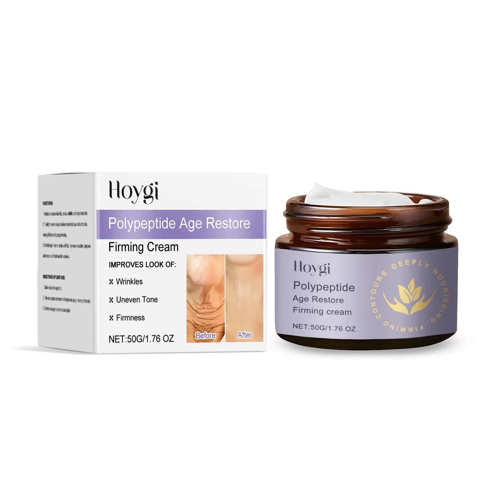 Polypeptide Body Cream Firming Lifting Fade Fine Lines Wrinkles Improve Sagging Skin Tightening Moisturizing Nourish Body Lotion 6