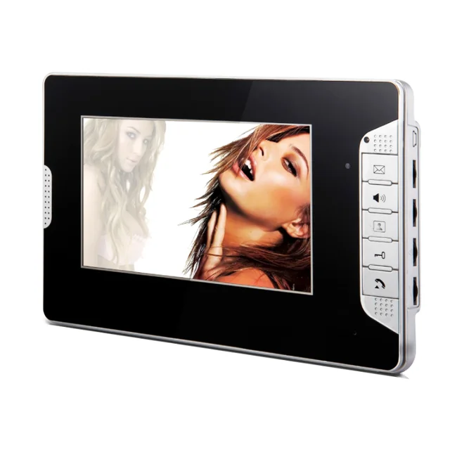 SmartYIBA 7" Intercom System For Multi Building 3-12 Units for Family Video Door Phone Villa Security Doorbell Kits 3