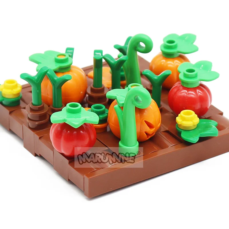 Marumine 할로윈 빌딩 블록 세트, 호박 MOC 벽돌, DIY 부품 액세서리, 20693 뱀파이어 유령 몬스터 호환, 76PCs