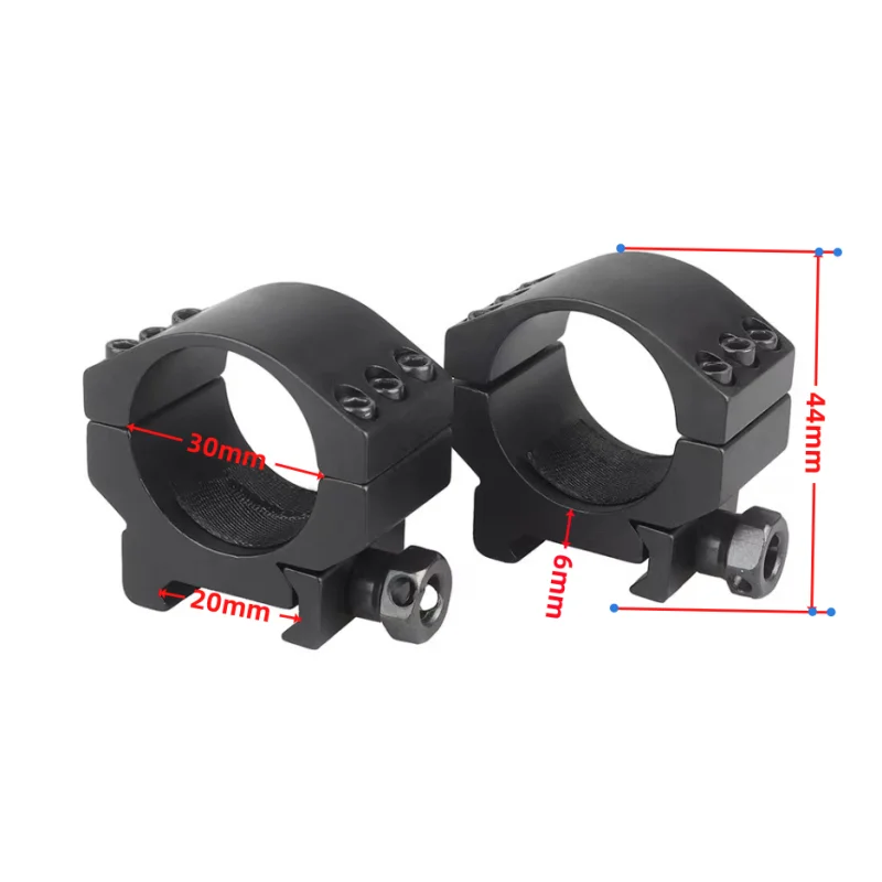 30mm Scope Mount Ring Weaver Low Profile Heavy Duty 20mm Picatinny Rail Base Scope Mount Rifle Hunting Accessories