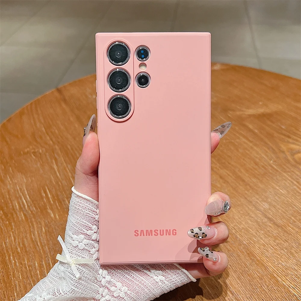 Original TPU Stoßfeste Weiche Hülle für Samsung S26 S25 S24 S23 S22 S21 Ultra Plus S25 FE Luxuriöse Flüssig-Silikon-Schutzhülle – Detail 11