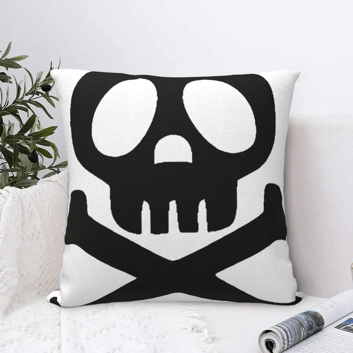 T- Tete De Mort ALBATOR Square Pillow Case for Sofa Throw Pillow