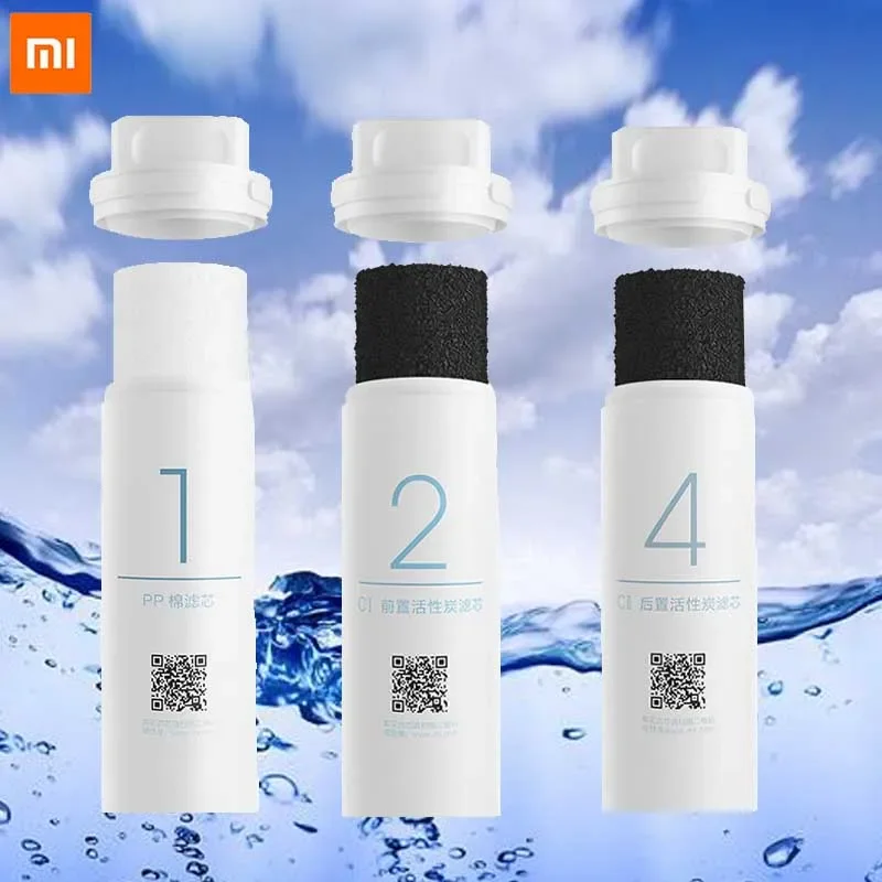 Water Filter Accessories Replacement Original XIAOMI Mijia Original Mi Water Purifier Filter Replacement PP Cotton Activated Carbon Drinking Water Filter 400g 600g