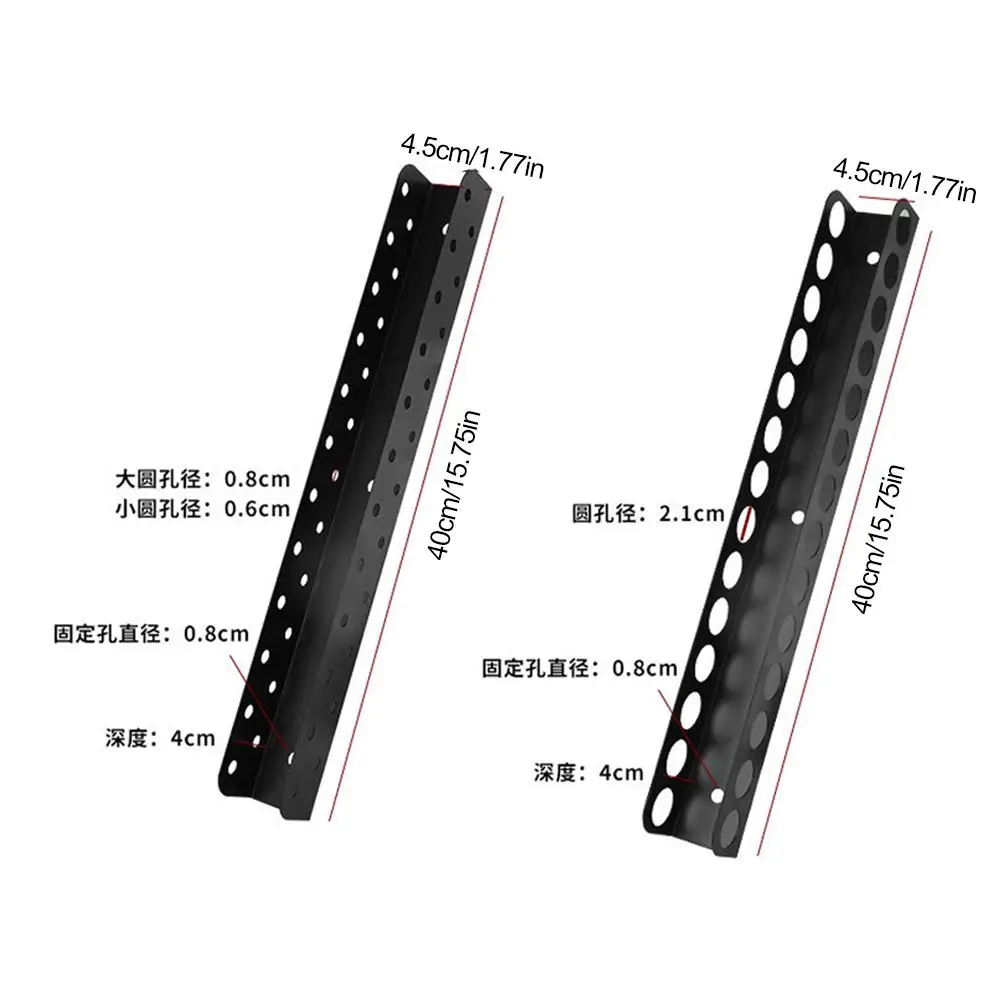 벽걸이형 14홀 드라이버 정리대, 육각/십자 드라이버 RC 공구 보관 베이스 스탠드