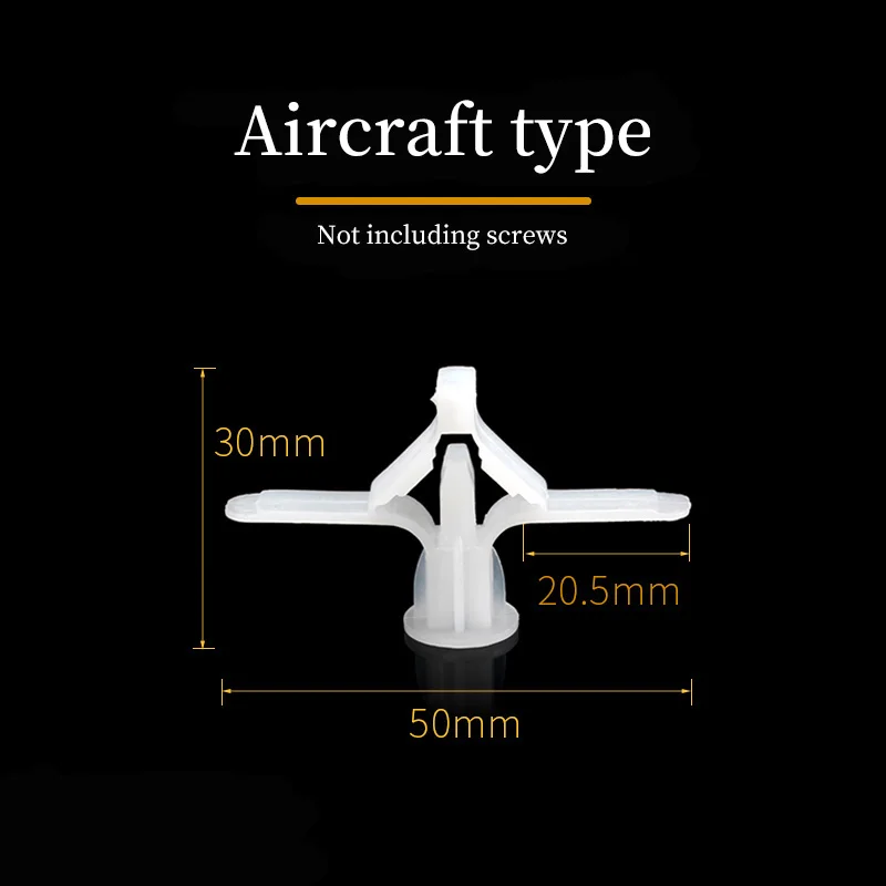 Description Picture 6 of itemPlastic Expansion Drywall Anchor Pipe Tube Kit Screw Self Drilling Fiberboard Nail Wall Pierced Gypsum Board Hollow Brick