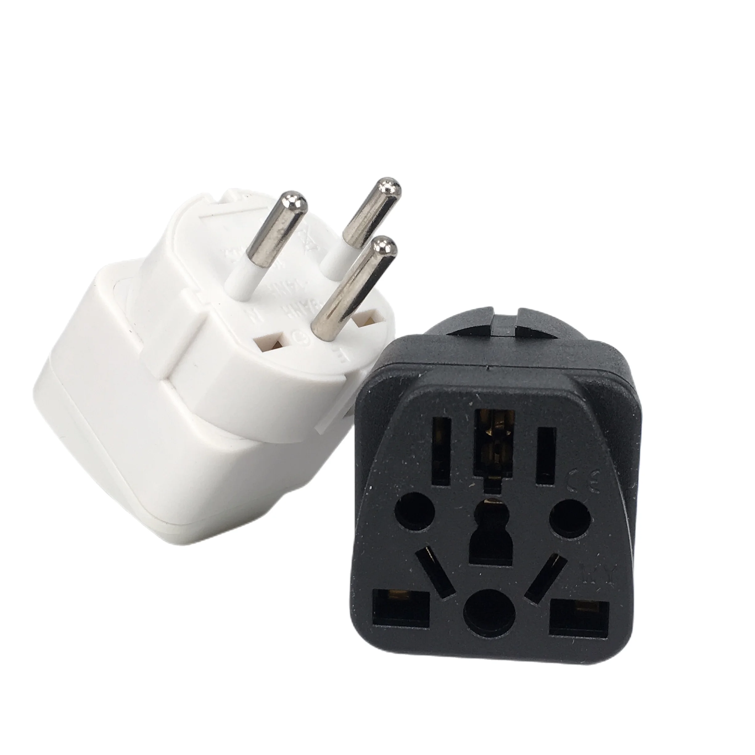 Universal Israe IL Plug Adapter 3 Pin EU Euro AU US UK To Israel Travel Adapter Electric Power Cord Charger Socket Outlet