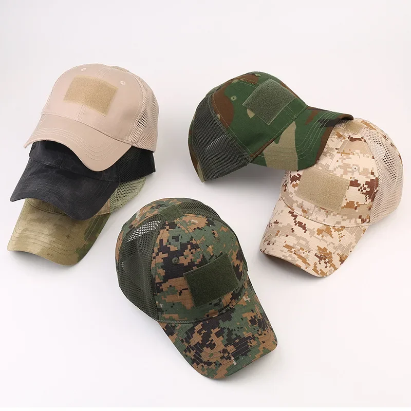 Unisex Sports Outdoor Sunscreen Quick-Drying Hat Men Casual Cap Female Unisex Camouflage Hunting Fishing Army Baseball Cap 2