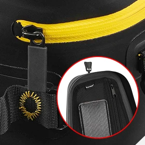 WILD HEART Universelle 6L Vollständig Wasserdichte Motorrad-Tanktasche Erweiterbare Große Kapazität Motorrad-Touring Gepäckaufbewahrungstasche – Detail 3