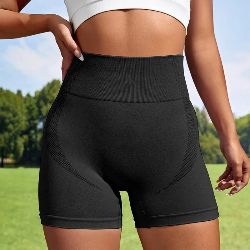 Sexy Women's Sports High Waist Shorts Athletic Gym Workout Fitness Yoga Leggings Briefs Athletic Breathable push up Yoga Short sports shorts