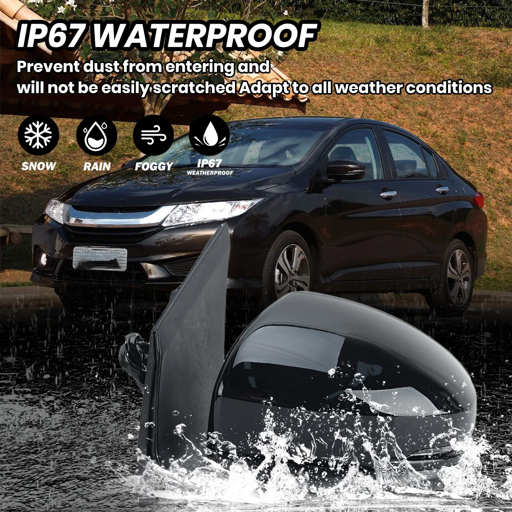 Side Mirror HONDA CITY 2008-2014 Electric Lens- Manual Fold Passenger Side (right Side) I.79496874 Side Mirror HONDA CITY 2008-2014 Electric Lens- Manual Fold Passenger Side (right Side) I.79496874