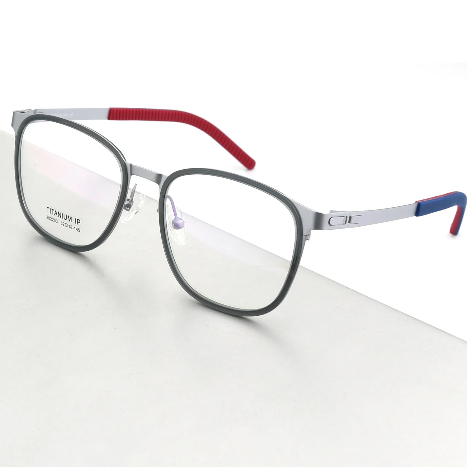 

Gafas Titanium Eyeglasses Frame Fashion Vintage Square Eye Glasses Frames Spectacles Optical Frame Fill Prescription HL2203