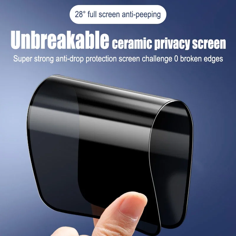 4-Pack Matte Ceramic Privacy Screen Protectors