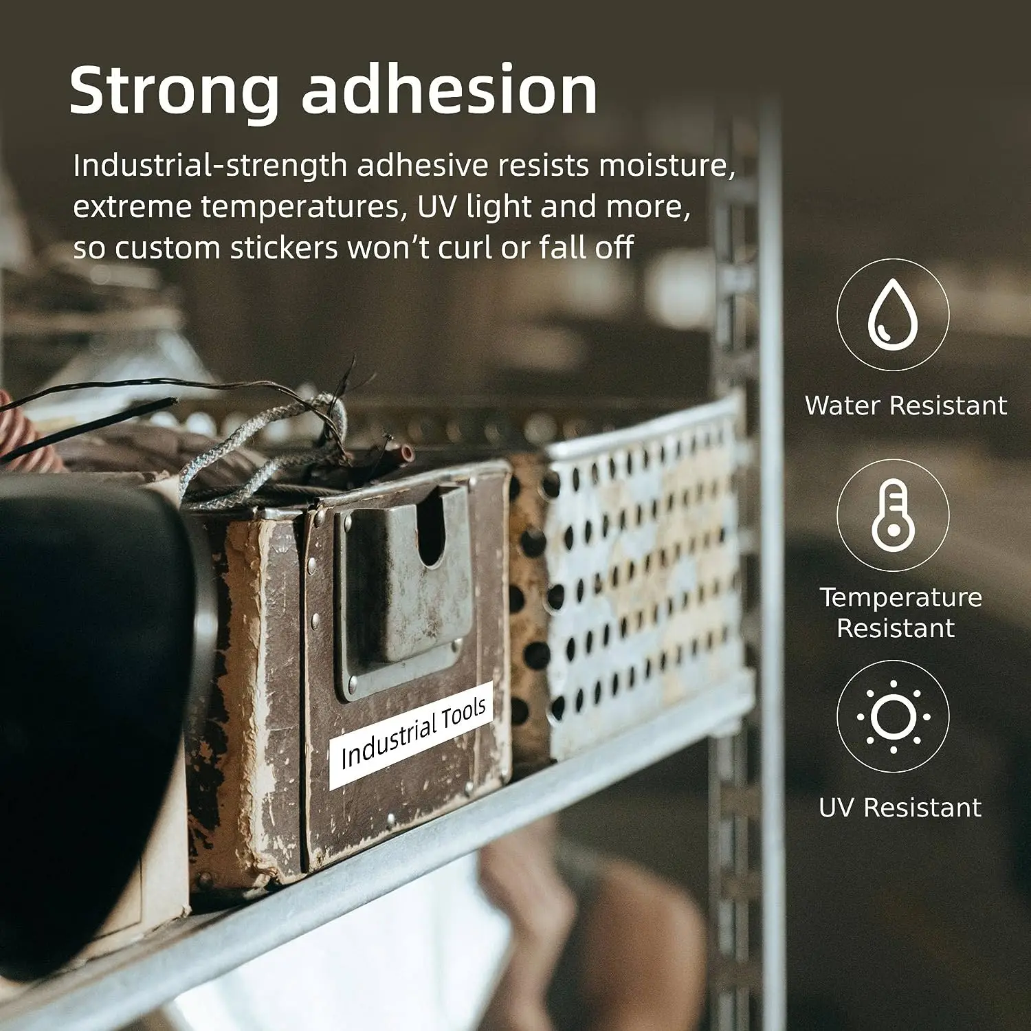 10PK 검정색 흰색 영구 폴리에스테르 산업용 라벨 테이프 Dymo 18483 9/12/19mm Rhino 1000 3000 4200 5000 호환