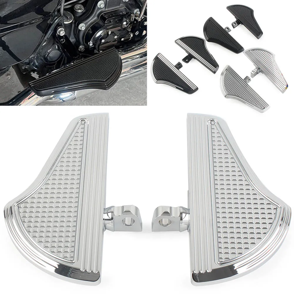

Motorcycle Rear Floorboards Foot Pegs Left+Right 1Pair For Harley Davidson Dyna Softail Electra Glide V-Rod