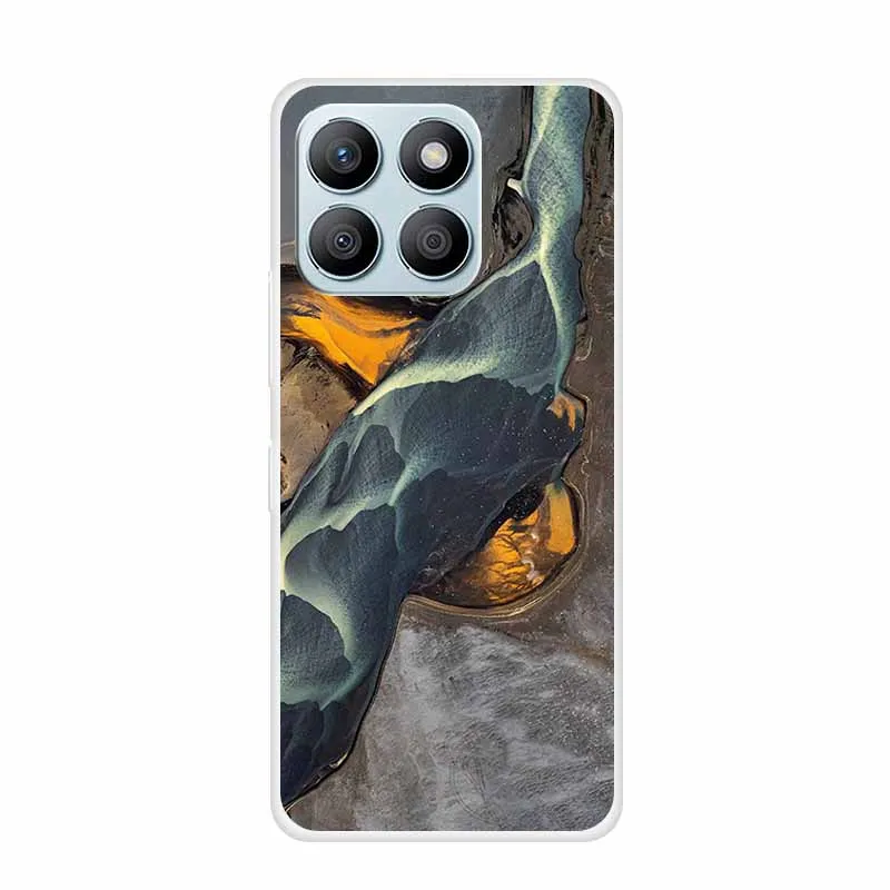 Clear Silicone Phone Case with Lovely Patterns - Transparent Protective Cover