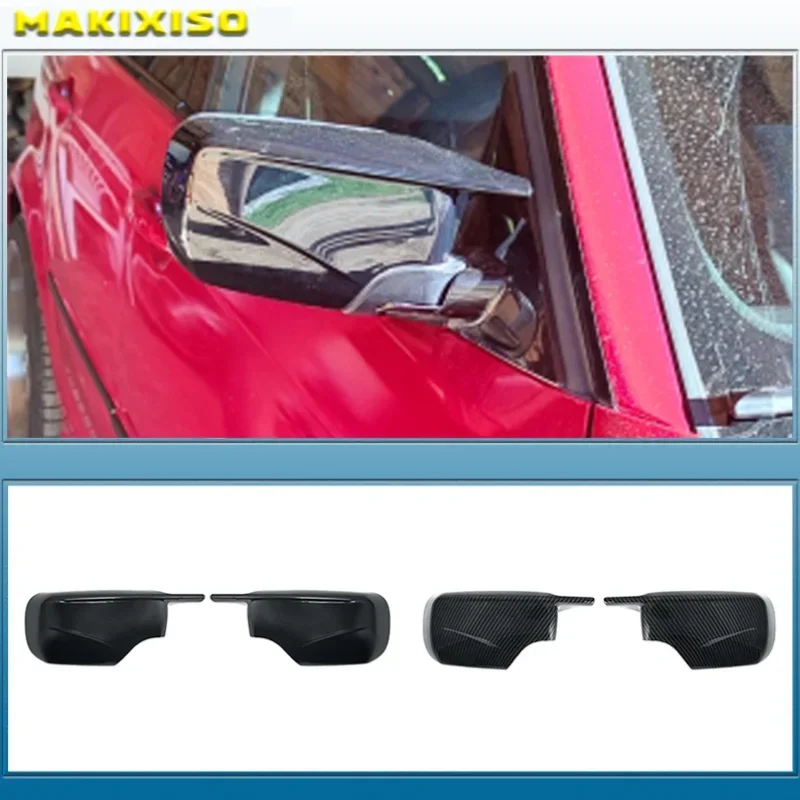 

1Pair Car Side Door Rearview Side Mirror Cover Cap for BMW E46 316i 318i 318d 320d 320i 323i 325i 328i 330d 330i 330xi 1998-2005