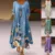Women's Plus Size Swing Dress Print Round Neck Long Sleeve Fall Winter Casual Vintage Maxi long Dress Daily Date Dress 15