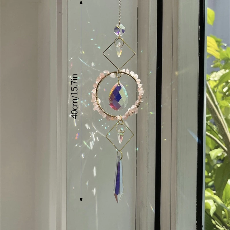 Sun Catcher Sun Catchers Window Ornament Crystal Pendant Crystal Prism Suncatcher Glass Prism Light Catching Rainbow Maker Curtain Pendant Wind Chimes