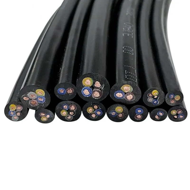 구리 케이블 와이어 도체, 전기 PVC 케이블, 부드러운 피복 와이어, 전원 와이어, 5 미터 H05VV-F, 2 코어, 3 코어, 4/5 코어, 18-13AWG