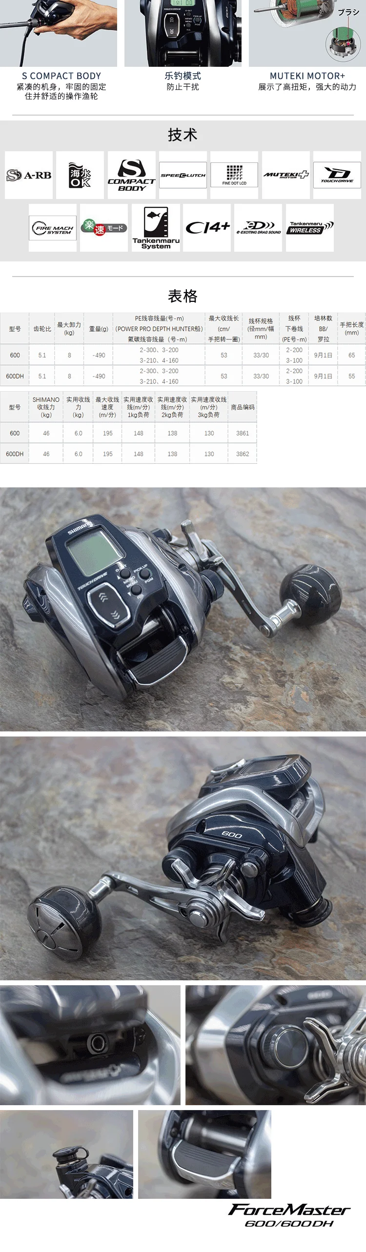 リール SHIMANOForceMaster600DH SHIMANOMaster400 Amazon.com : Shimano 20 Force Master 600 Right : Sports