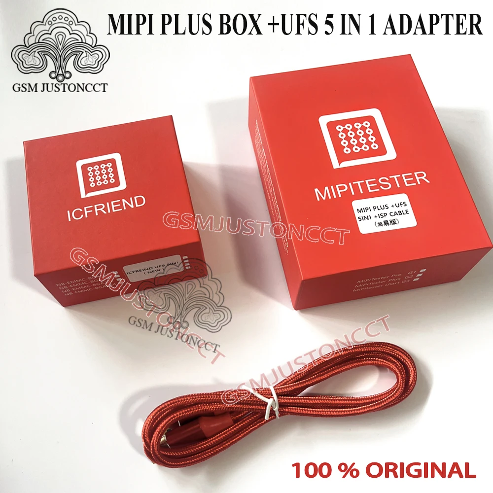 MIPI 플러스 박스(UFS 5 in 1(UFS 153.254.297)) emmc isp 및 ufs isp 어댑터 포함