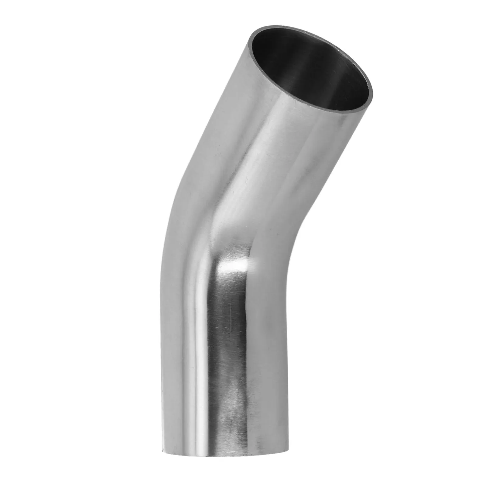 Versatile Stainless Steel Elbow 45° Degree Bend Exhaust Pipe Polished 19-51mm Silver Tool Accessories