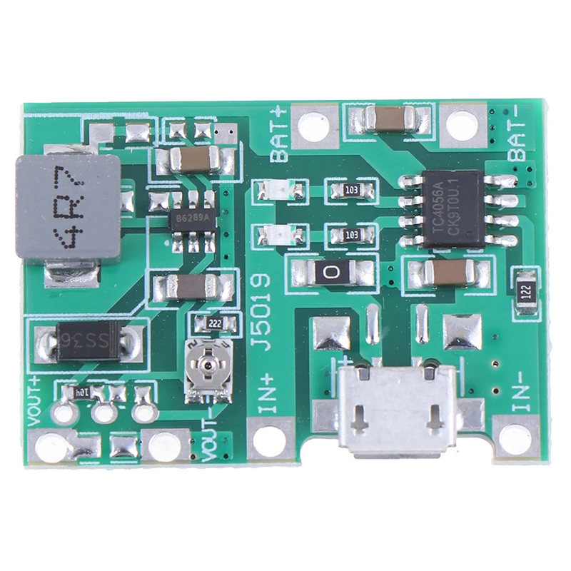 

3.7V Liter 9V 5V 18650 Lithium Battery Charging Boost Discharge Integrated Adjustable Charger Board DC Boost Module