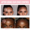 4pcs/Set 30g Edge Control Gel for Women Non-greasy Long Lasting Anti-frizz Wax Natural Ingredients Finishing Gel Cream and Brush 5