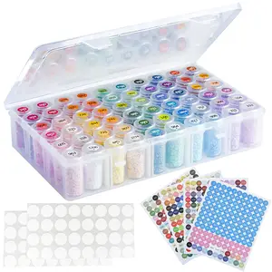 14€16 sur Decdeal Boîte de rangement 60 bouteilles Rangement Diamant  Broderie Peinture Accessoire Outil Percer Bijoux Perles De Stockage Sac À  Main Conteneur Titulaire Fermeture À Glissière Conception - Achat & prix