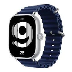 Ocean Silicone Strap - Premium Replacement Wristband - Redmi Watch 4 (Midnight Blue)