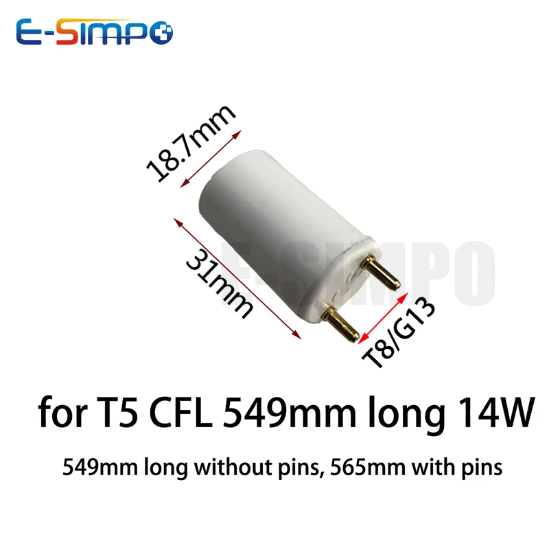 6pcs 3pairs 형광 CFL (LED 아님) 14W 28W T8 T5 G13 G5 튜브 라이트 엔드 캡 램프베이스 홀더 소켓 변환기 어댑터