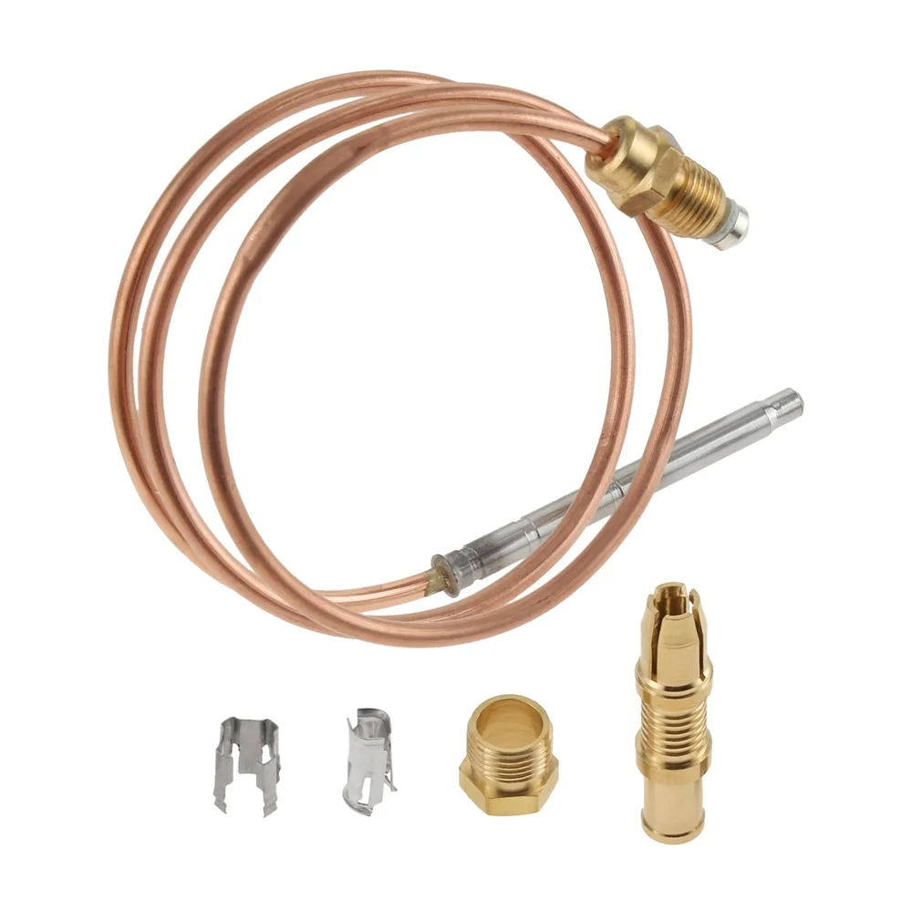 24 Inch Gas Stove Universal Thermocoupler Fireplace Replacement Kit Meter Digital Temperature Controller Thermocouple Probe